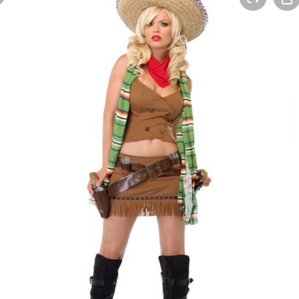 Costume top Indian bandita mexican cowgirl halter